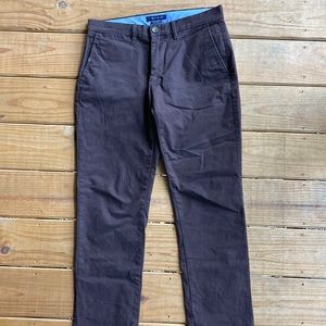 Tommy Hilfiger Custom Fit Brown Dress Pants